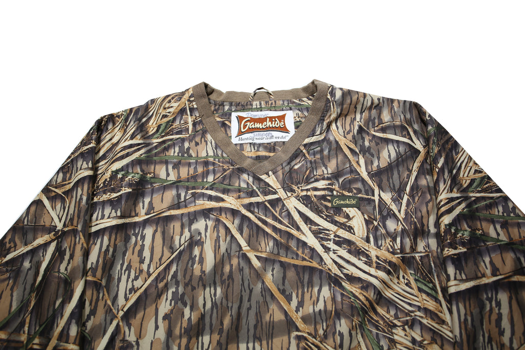 GAMEHIDE Womens Brown Camouflage Sweatshirt V-Neck L Hunting Wear