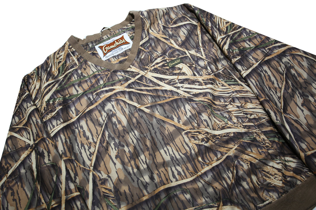 GAMEHIDE Womens Brown Camouflage Sweatshirt V-Neck L Hunting Wear