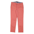TOMMY HILFIGER Womens Cotton Blend Coral Slim Skinny Trousers W29 L28