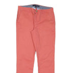 TOMMY HILFIGER Womens Cotton Blend Coral Slim Skinny Trousers W29 L28