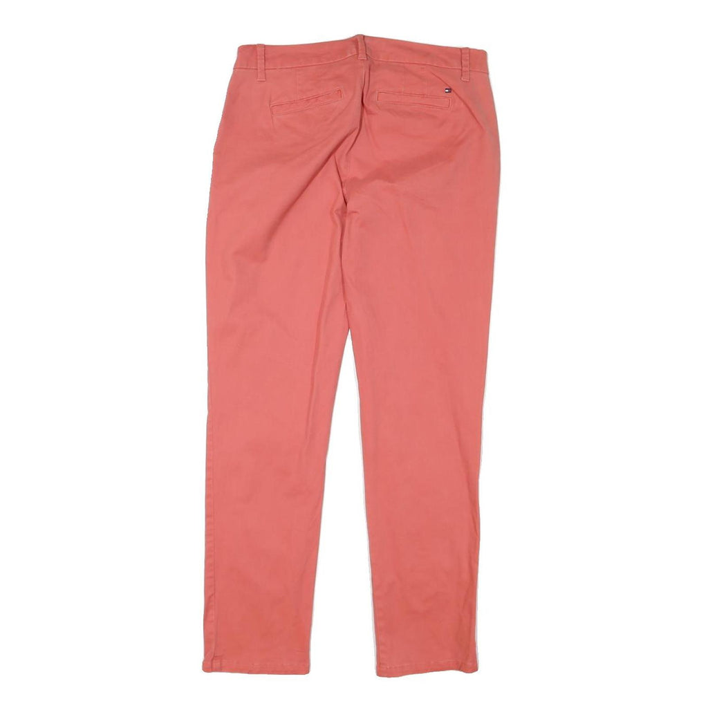 TOMMY HILFIGER Womens Cotton Blend Coral Slim Skinny Trousers W29 L28