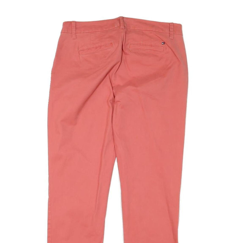 TOMMY HILFIGER Womens Cotton Blend Coral Slim Skinny Trousers W29 L28