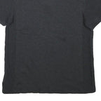 CALVIN KLEIN Mens Black Short Sleeve Plain Polo Shirt Cotton Blend M