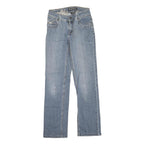 SUKO Womens Regular Fit Blue Denim Straight Leg Jeans W27 L30 Stylish