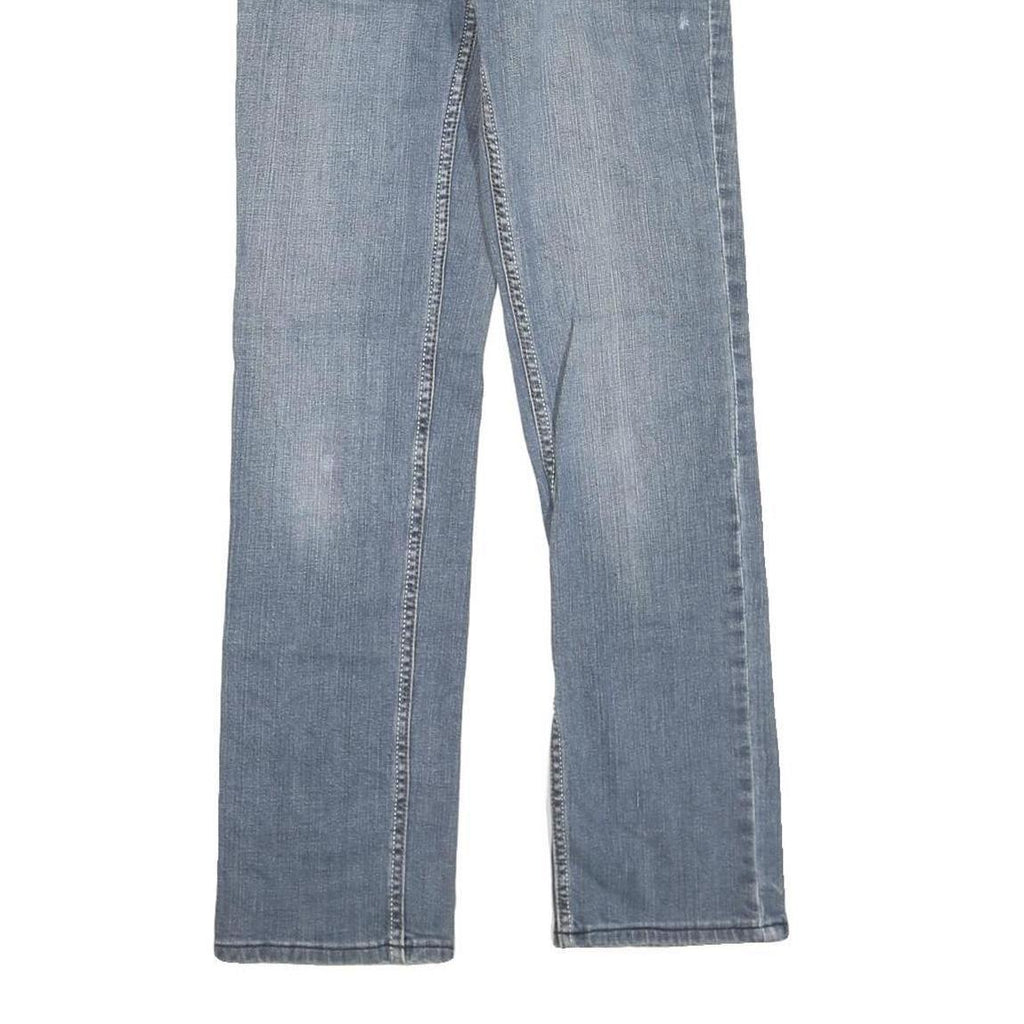 SUKO Womens Regular Fit Blue Denim Straight Leg Jeans W27 L30 Stylish