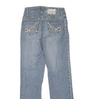 SUKO Womens Regular Fit Blue Denim Straight Leg Jeans W27 L30 Stylish