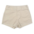 DICKIES Womens Shorts Beige Casual XS W24 Workwear Cotton Blend