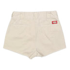 DICKIES Womens Shorts Beige Casual XS W24 Workwear Cotton Blend