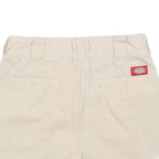 DICKIES Womens Shorts Beige Casual XS W24 Workwear Cotton Blend