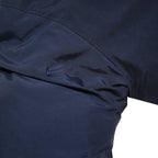 TOMMY HILFIGER Mens Navy Blue Jacket M Nylon Plain Zip Outdoor Casual