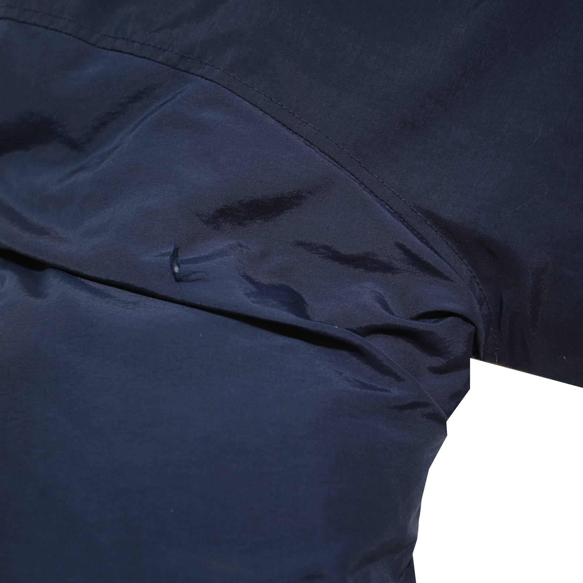 TOMMY HILFIGER Mens Navy Blue Jacket M Nylon Plain Zip Outdoor Casual