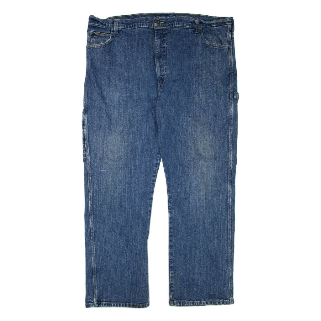 DICKIES Womens Jeans Blue Regular Straight W42 L32