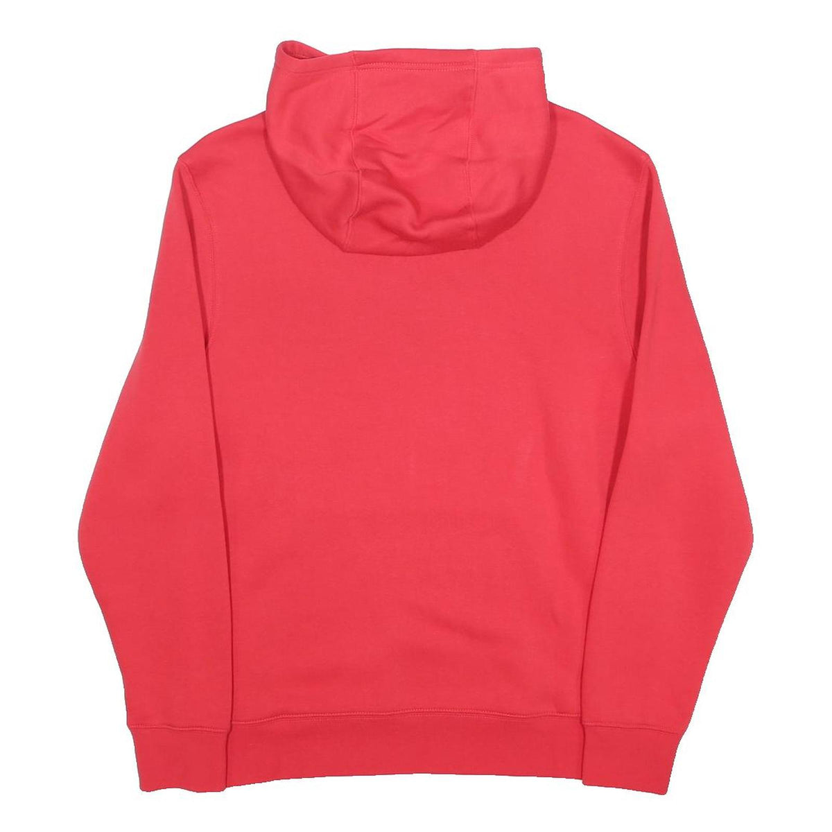 FILA Mens Red Pullover Long Sleeve Hoodie S Cotton Blend Drawstring Pocket