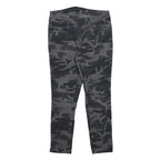 LEVI'S Womens Cotton Blend Black & Grey Camouflage Slim Skinny Trousers W31 L26