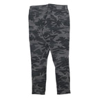 LEVI'S Womens Cotton Blend Black & Grey Camouflage Slim Skinny Trousers W31 L26