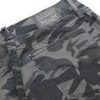 LEVI'S Womens Cotton Blend Black & Grey Camouflage Slim Skinny Trousers W31 L26