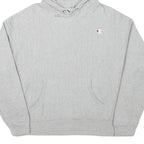 CHAMPION Womens Grey Hoodie XL Cotton Blend Pullover Casual Sweatshirt