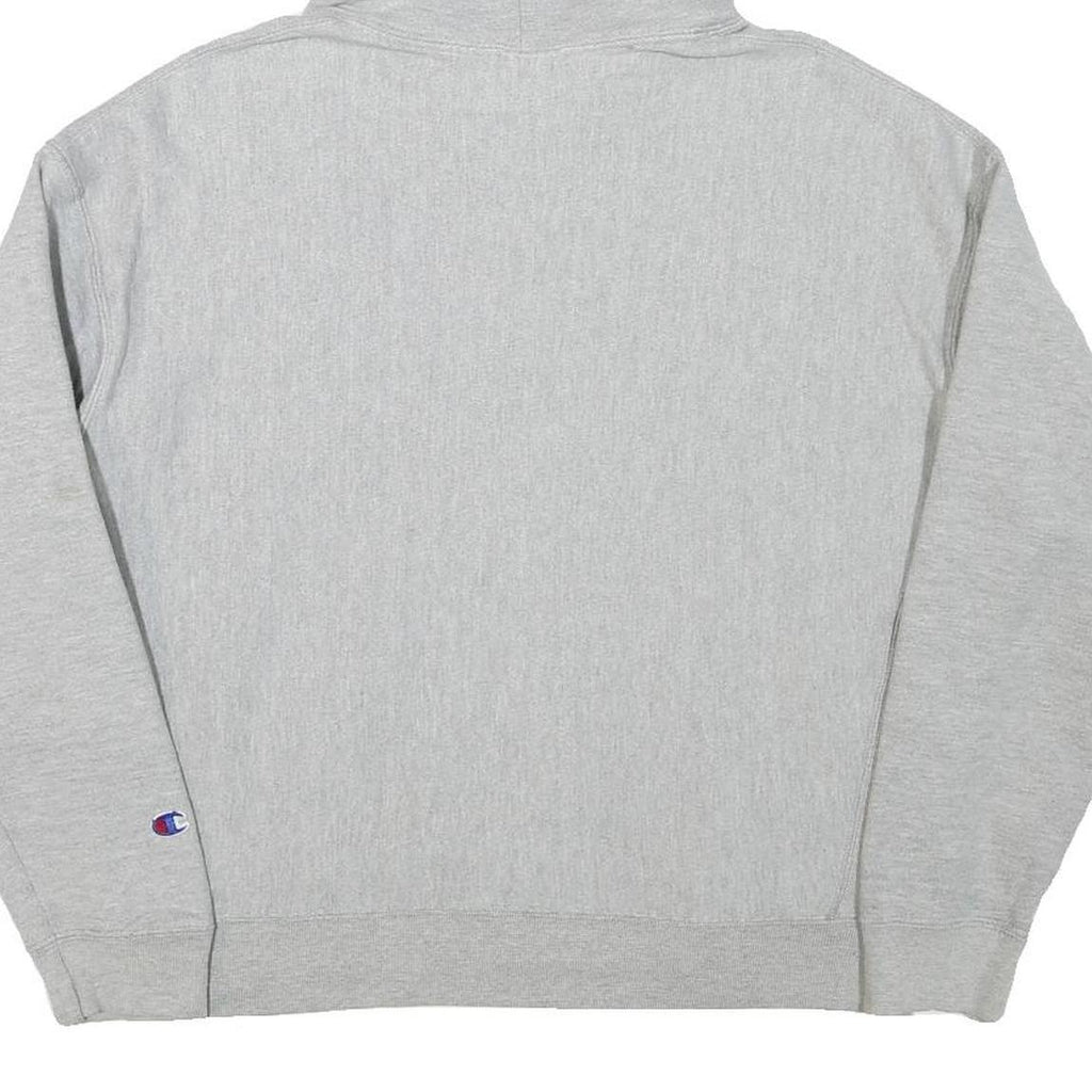 CHAMPION Womens Grey Hoodie XL Cotton Blend Pullover Casual Sweatshirt