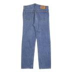 LEVI'S 501 Mens Jeans Blue Regular Straight Denim Medium W33 L30 Classic Button