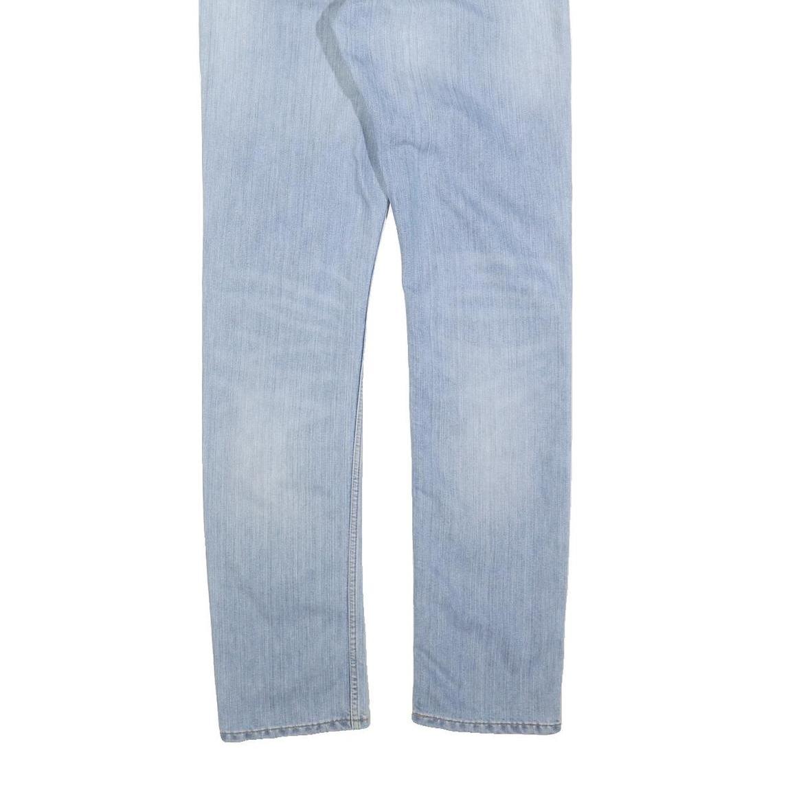 LEVI'S 511 Slim Mens Jeans Blue Slim Skinny Denim Light W33 L34 Zip Cotton Blend