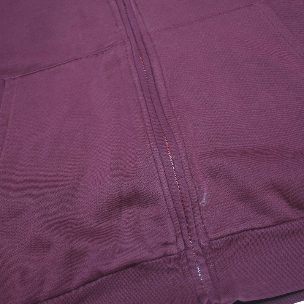 ARENA Mens Maroon & Black Zip Up Hoodie S Cotton Blend Casual Sportswear