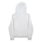 PUMA Womens Grey Hoodie UK 12 Cotton Blend Full Zip Sherpa Lined Sweatshirt