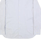 TED BAKER Mens Blue Long Sleeve Shirt L Cotton Office Formal Smart Casual