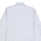 TED BAKER Mens Blue Long Sleeve Shirt L Cotton Office Formal Smart Casual