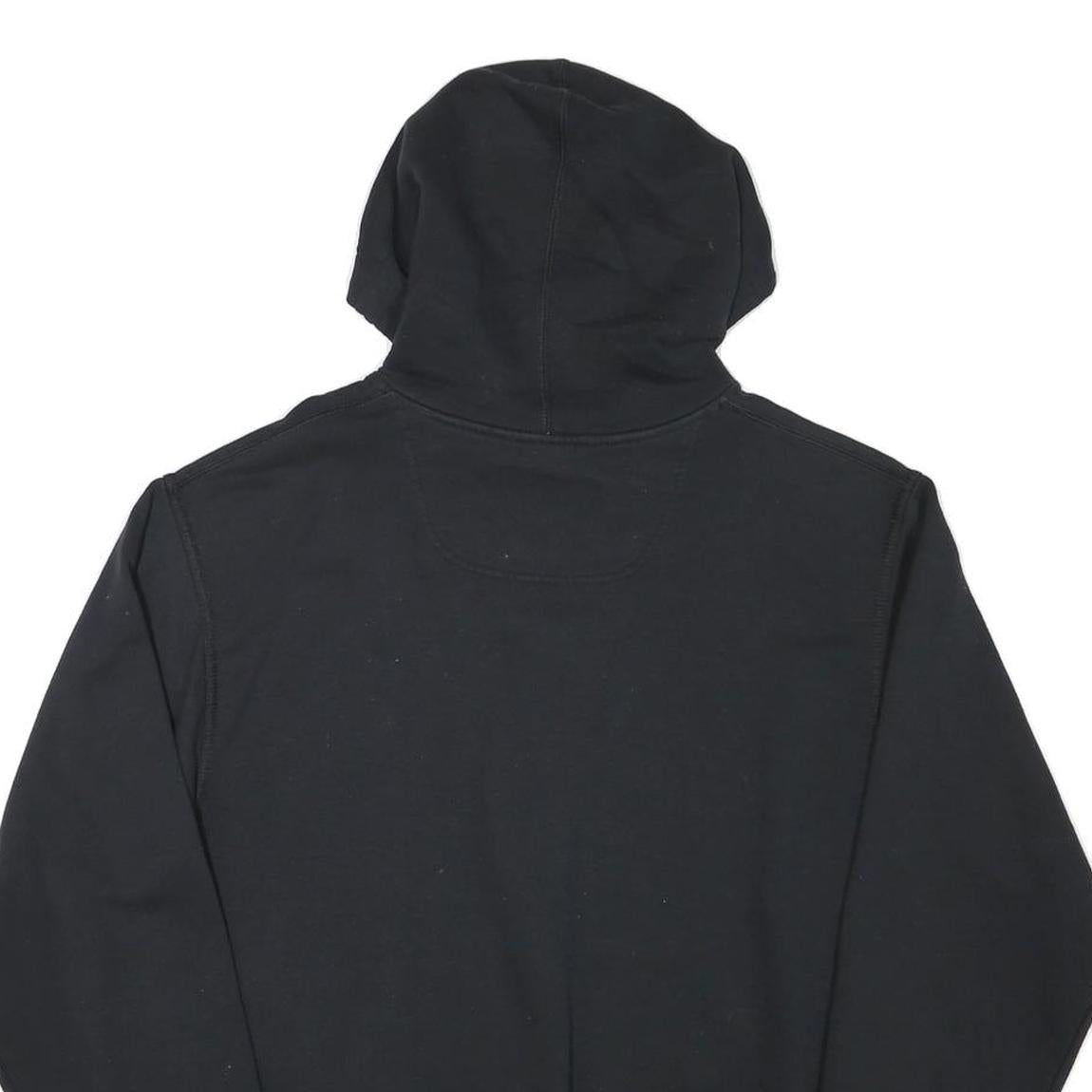 CHAMPION Mens Black Hoodie S Cotton Blend Pullover Hoodie Casual Fashion