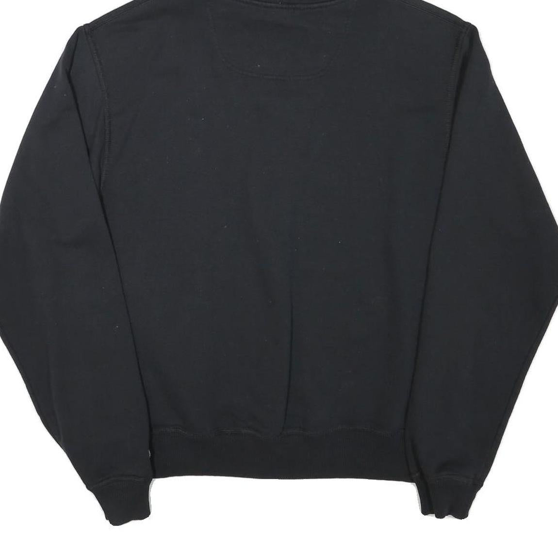 CHAMPION Mens Black Hoodie S Cotton Blend Pullover Hoodie Casual Fashion