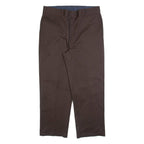 Mens Trousers Grey Relaxed Straight W36 L28