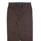 Mens Trousers Grey Relaxed Straight W36 L28