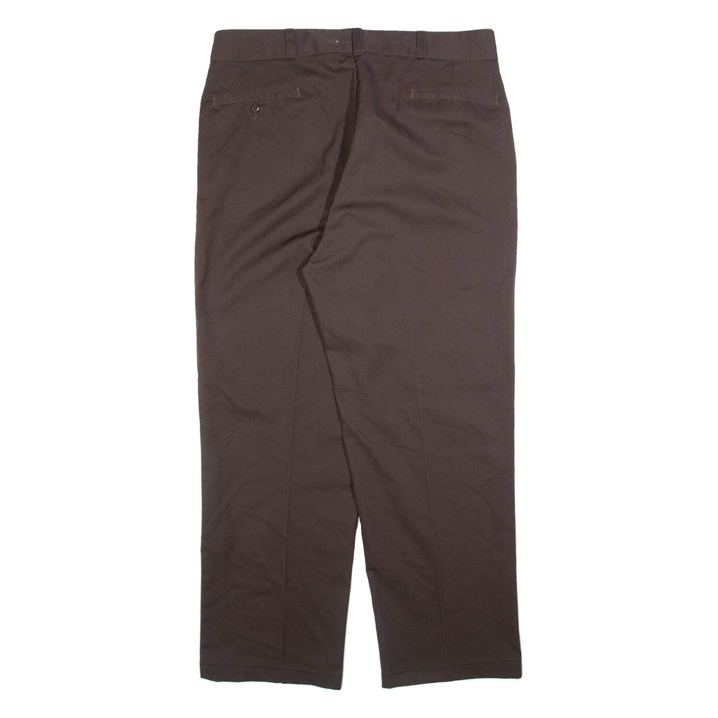 Mens Trousers Grey Relaxed Straight W36 L28