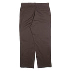 Mens Trousers Grey Relaxed Straight W36 L28