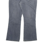 LEE Womens Regular Fit Blue Denim Straight Jeans W32 L26 Classic Cotton Blend
