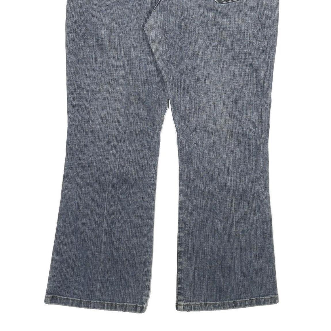 LEE Womens Regular Fit Blue Denim Straight Jeans W32 L26 Classic Cotton Blend