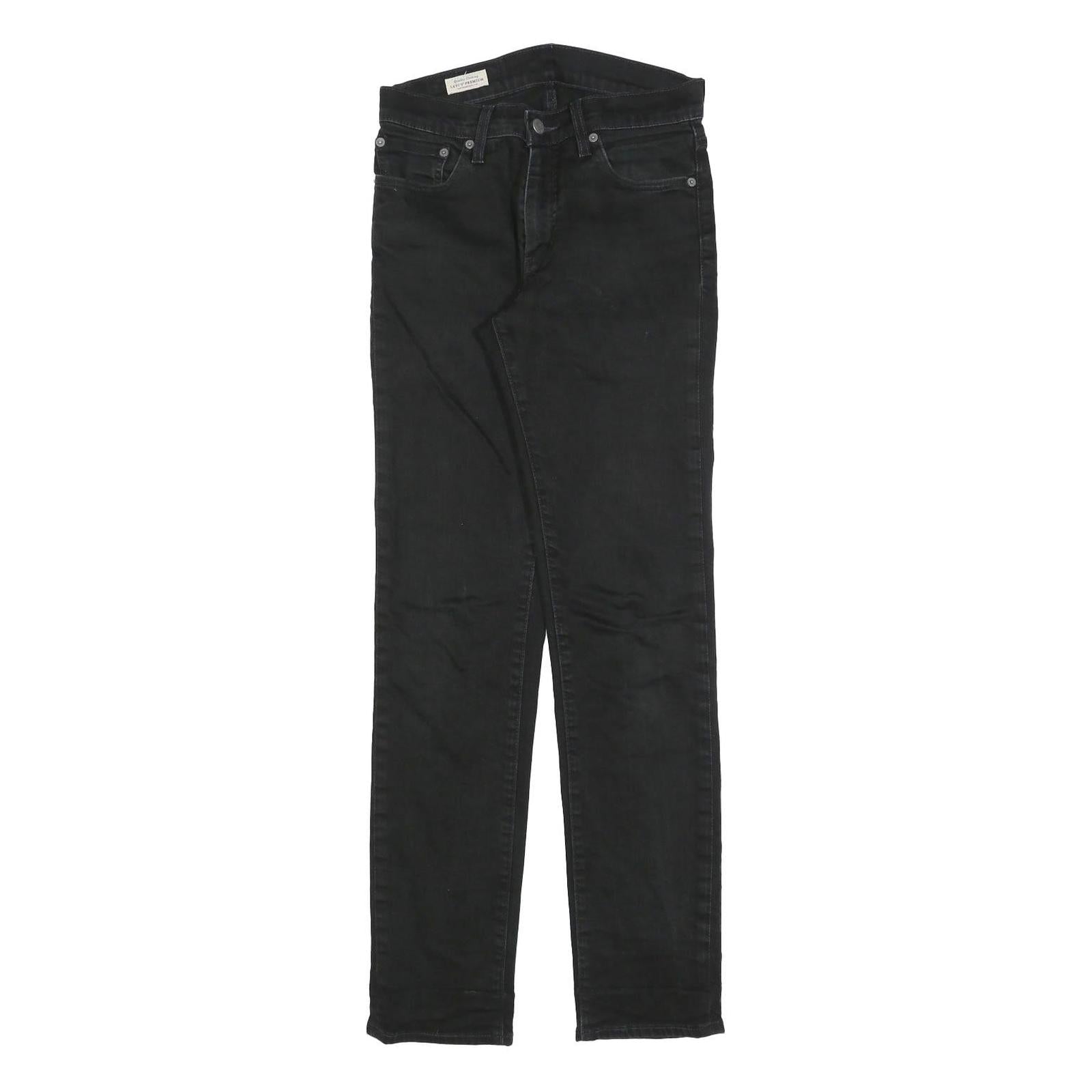 LEVI'S 511 BIG E Mens Jeans Black Slim Skinny Denim Medium W28 L32