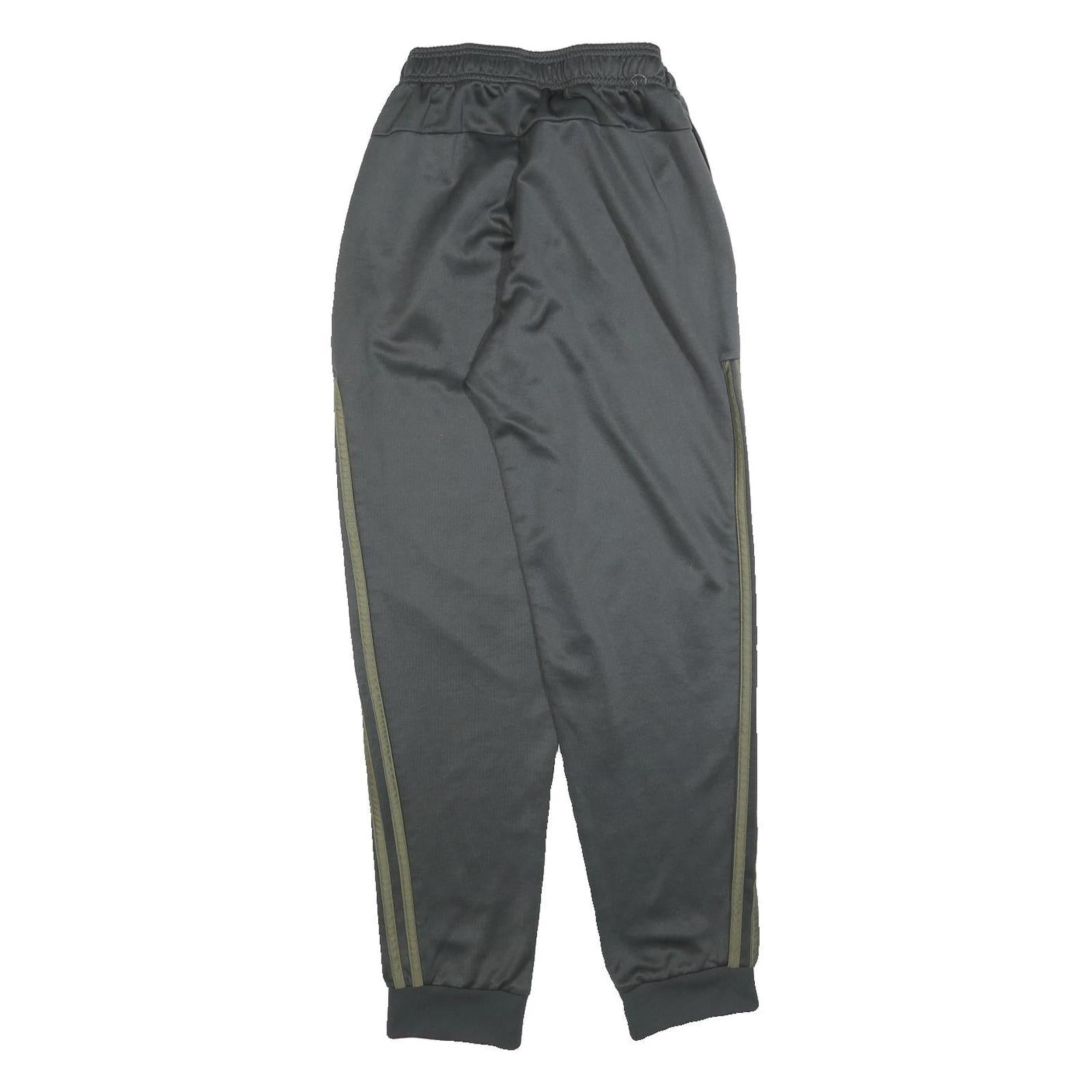 ADIDAS Mens Joggers Black & Olive Slim Tapered Size S W25 L28 Sports Training