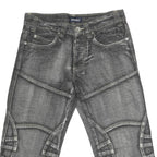 IDENTIC Mens Cotton Grey Casual Shorts M W32 Denim Style Pattern