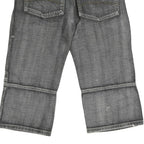 IDENTIC Mens Cotton Grey Casual Shorts M W32 Denim Style Pattern