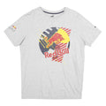 PUMA Mens Grey Red Bull Graphic T-Shirt L Short Sleeve Crew Neck Sportswear