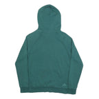 ADIDAS Womens Green Pullover Hoodie XS Cotton Blend Casual Sweatshirt