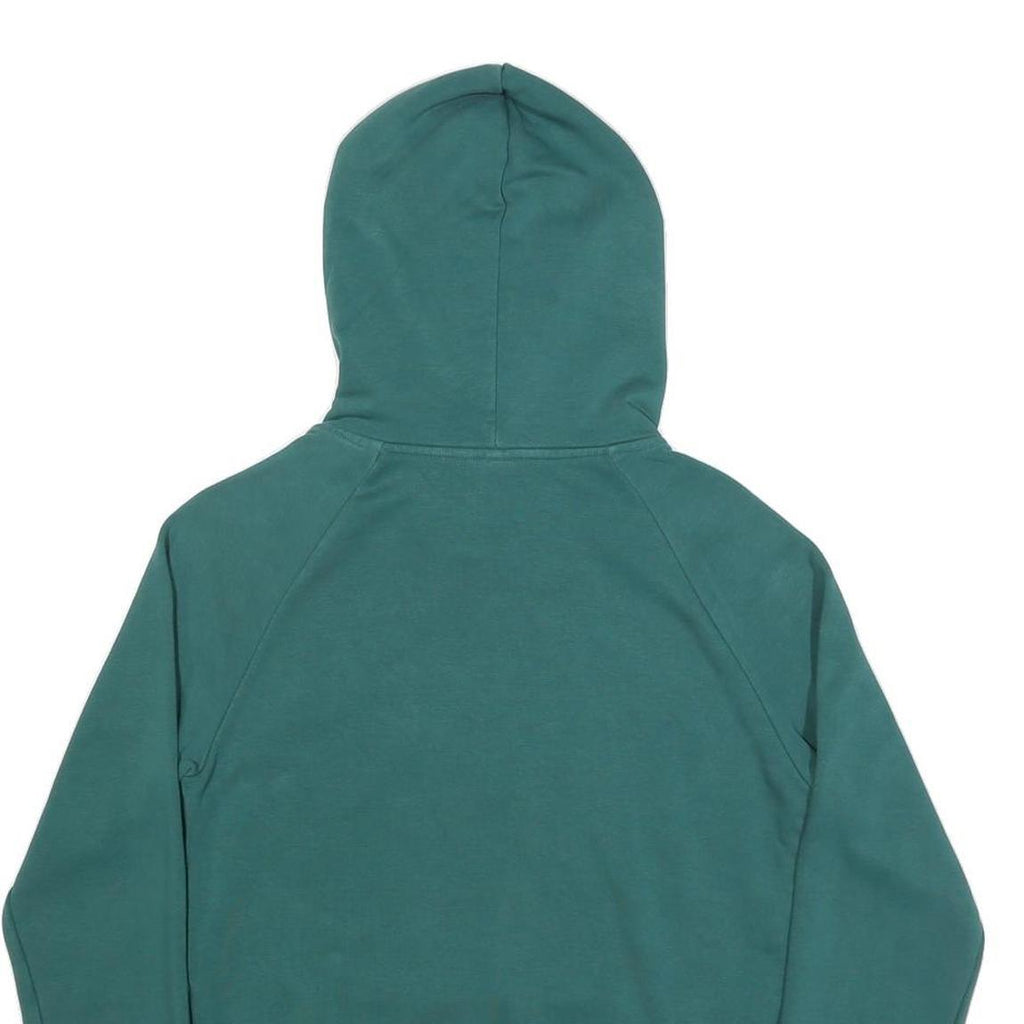 ADIDAS Womens Green Pullover Hoodie XS Cotton Blend Casual Sweatshirt
