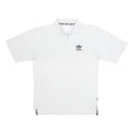ADIDAS Mens Grey Polo Shirt S Cotton Blend Short Sleeve Plain S