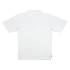 ADIDAS Mens Grey Polo Shirt S Cotton Blend Short Sleeve Plain S