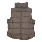 ESPRIT Womens Brown Jacket XL Polyester Blend Quilted Zip Up Lightweight Warm