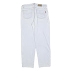 TRAILER Womens Light Blue Regular Fit Straight Denim Jeans W32 L32 Cotton Blend