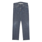 LEVI'S 514 Slim Mens Jeans Blue Slim Straight Denim Medium W30 L28 Zip Cotton