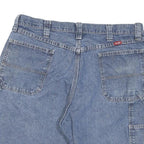 WRANGLER Mens Denim Blue Casual Shorts L W36 Cotton Blend Workwear Style