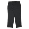 HAGMAN Mens Wool Blend Black Regular Fit Straight Leg Trousers W34 L28 Smart